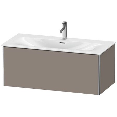 Duravit Xsquare Wall-Mounted Vanity Unit Basalt Matt XS422504343